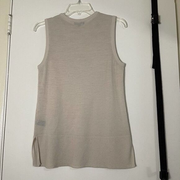 Rag and Bone blush pink Wool lace detail wool knit sleeveless top size Small - Picture 3 of 6